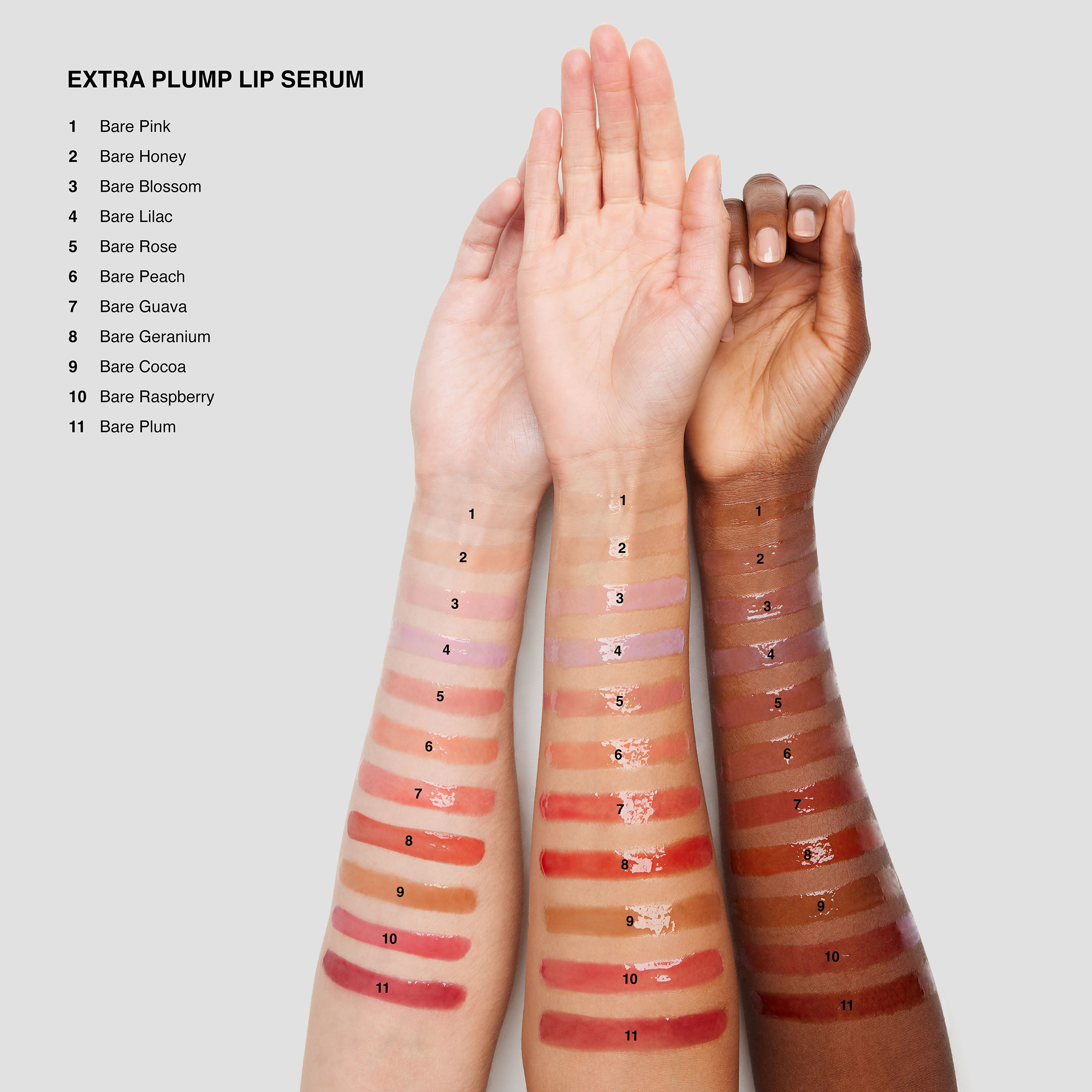 Extra Plump Lip Serum Tint - Sérum pour les lèvres |- Bare Rose