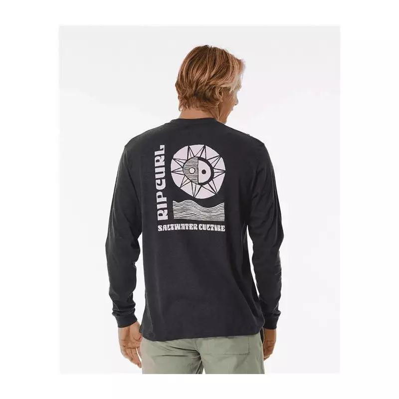 Teeshirt RIPCURL Swc Lines L/S Tee Washed Black M