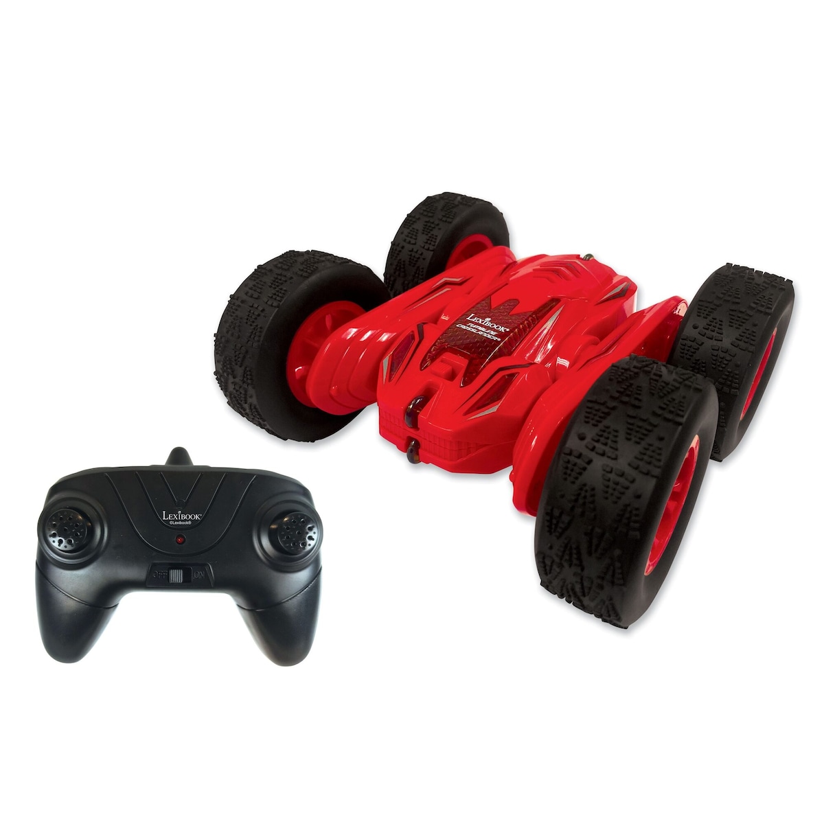 Tumbling Crosslander - Genopladelig RC Double Side Stunt Car 360° stående på to hjul med lys