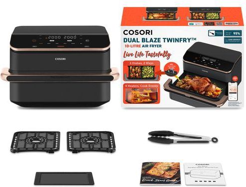 Cosori - Twinfry Dual - Airfryer - 10L - 2800W