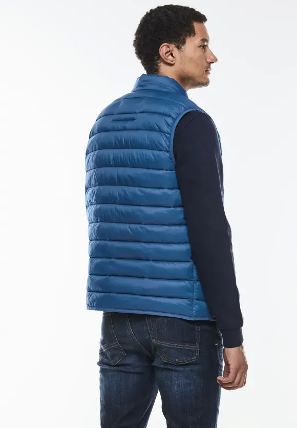 Leichte Steppweste - kite blue