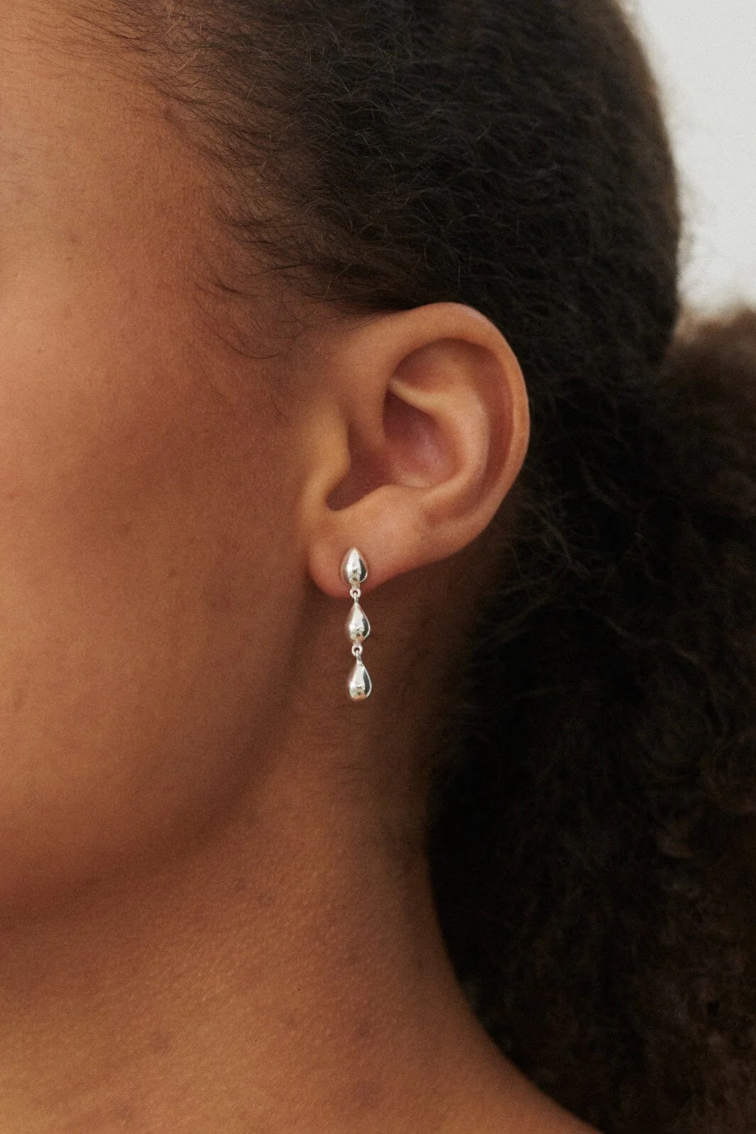 Pernille Corydon Jewellery Rain Earrings silver