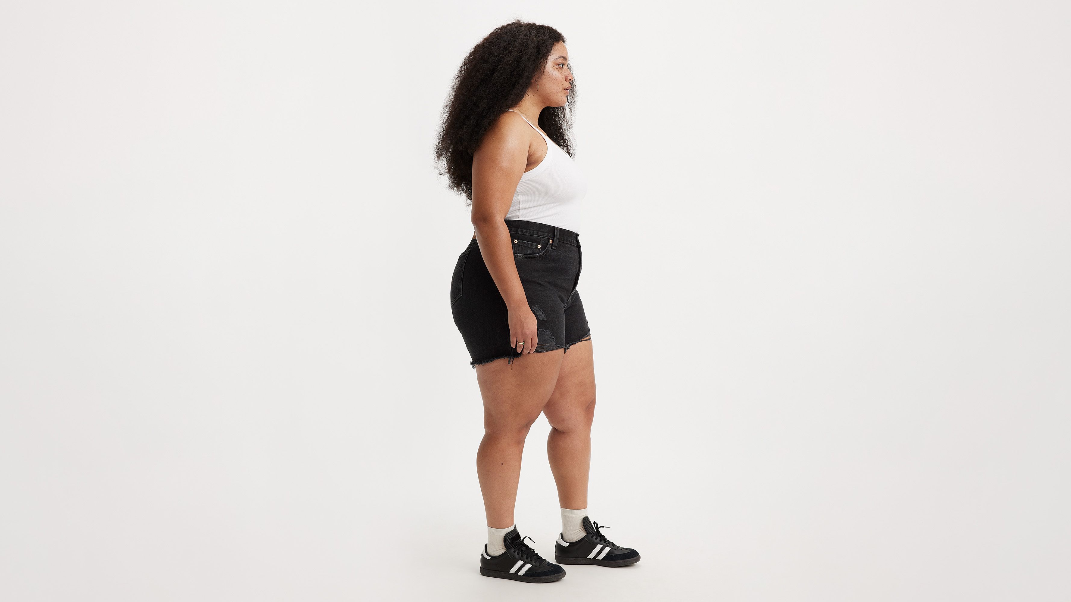 Short 501® Levi's® Original (Grandes tailles) - Stowaway Plus - Noir
