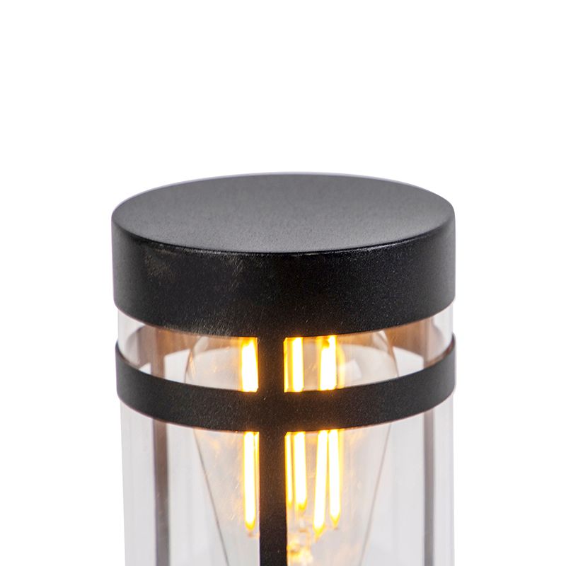 Moderne buitenlamp zwart 50 cm IP44 - Gleam