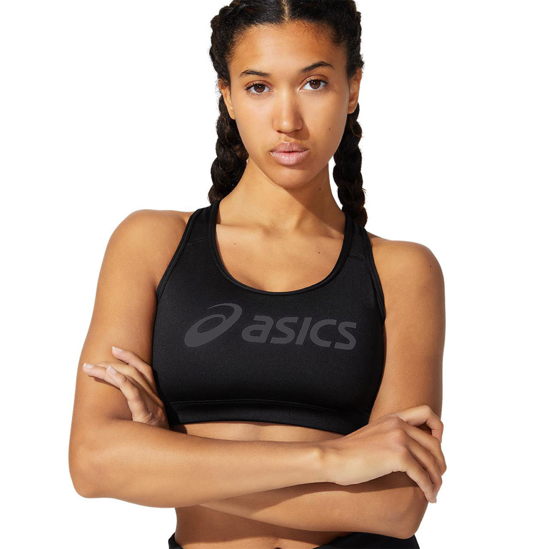 ASICS Core Logo Sport Beha Zwart Dames
