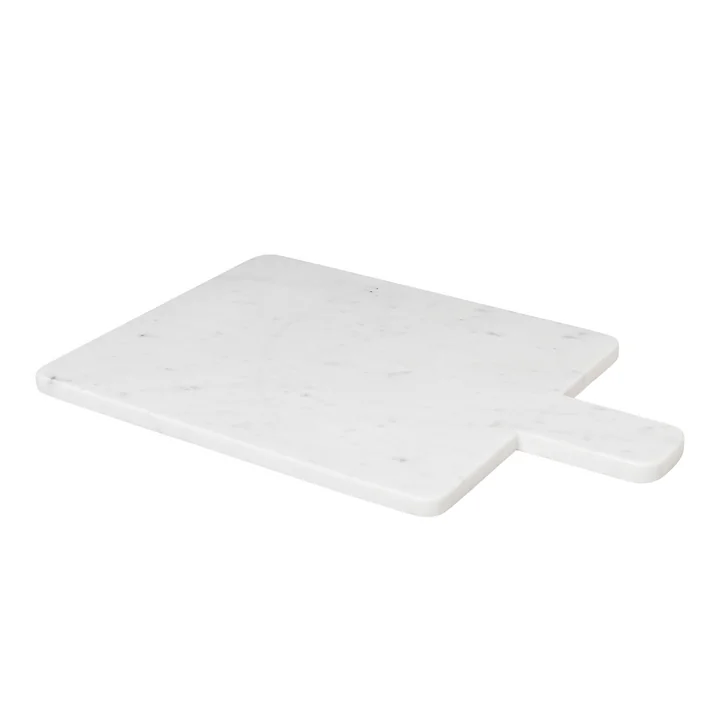 Broste Copenhagen - Adam Schneidebrett, 45 x 30 cm, Marmor weiss