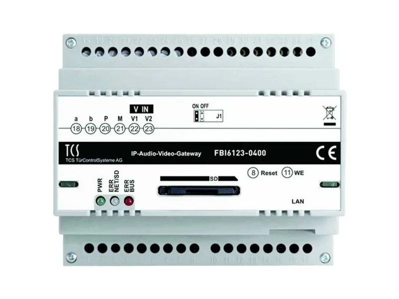 TCS FBI6123-0400 IP-Gateway BASIC 2.0 f. op til 5 opkaldsdestinationer i IP-netværk (FBI6123-0400)