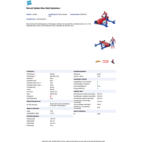 Spiderman Web Splashers figur