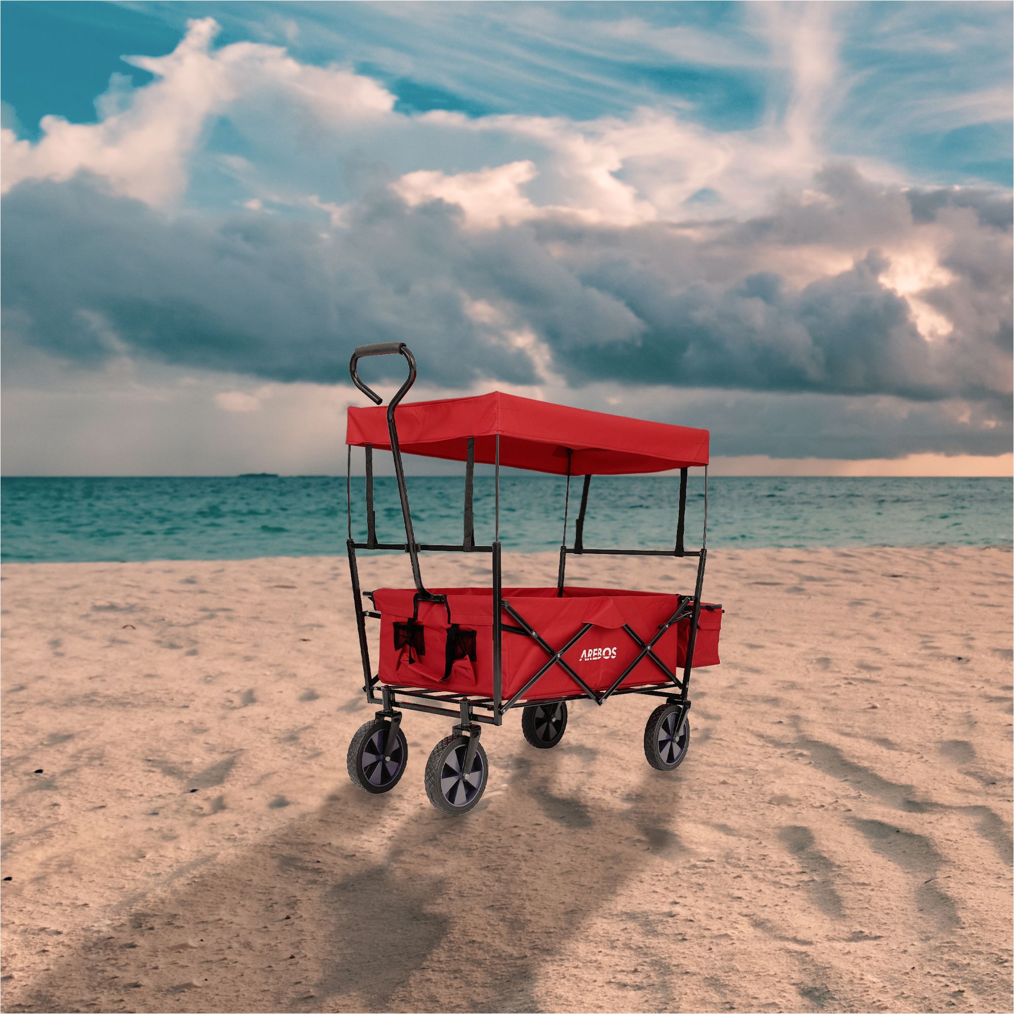 Bollerwagen mit Dach ECO