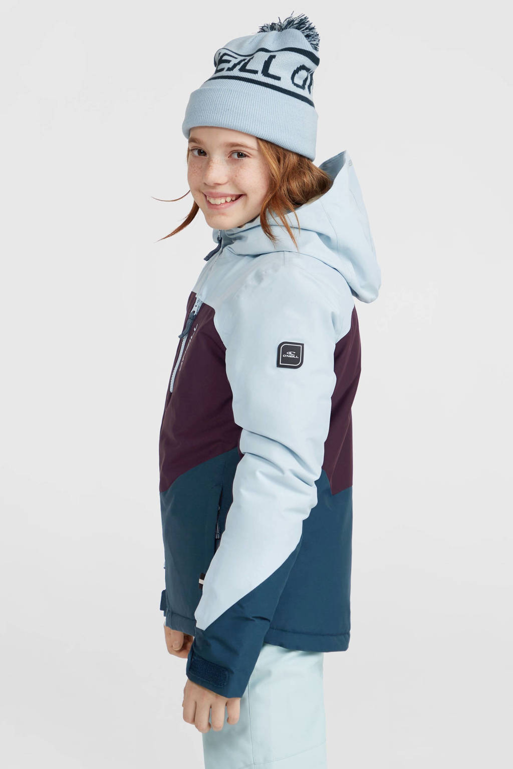 O'Neill ski-jack CARBONITE lichtblauw/donkerpaars/blauw