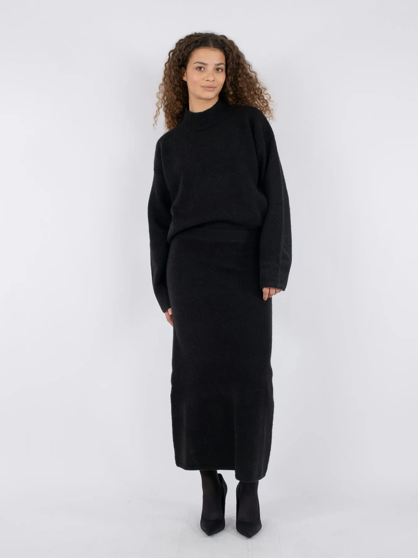 Neo Noir Ashanti Knit Skirt black