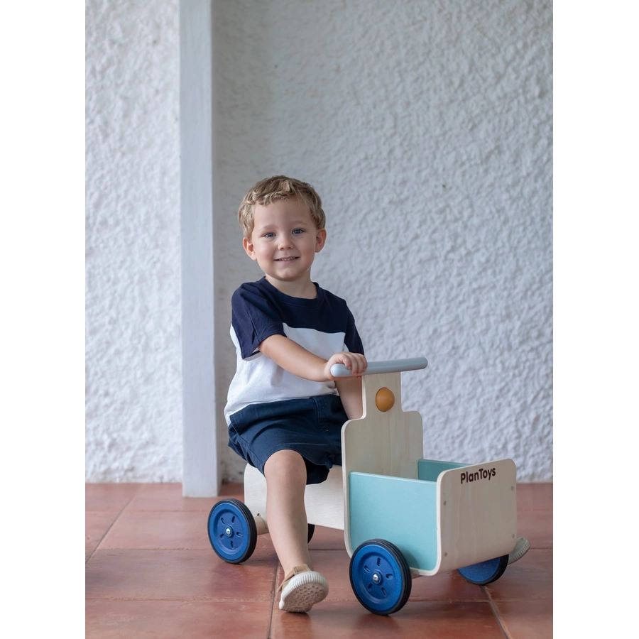 PlanToys Rutscher mit Lieferkorb Orchard