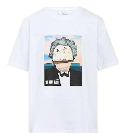 Grønt T-shirt - Tournai - White