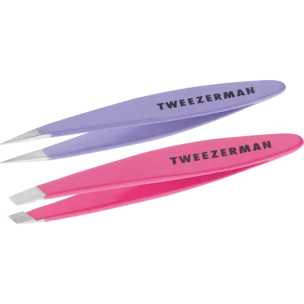 Mini Slant & Point Tweezer Set - Schräge & Spitze Mini Pinzetten, Pink & Lilac