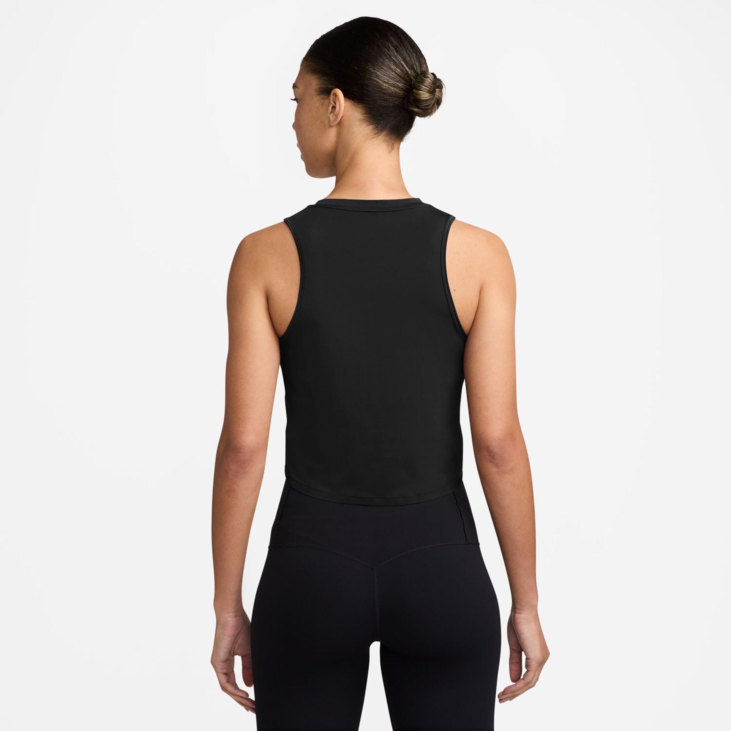 Nike One Classic Dri-FIT Crop Débardeur Tank Top Femmes - Noir