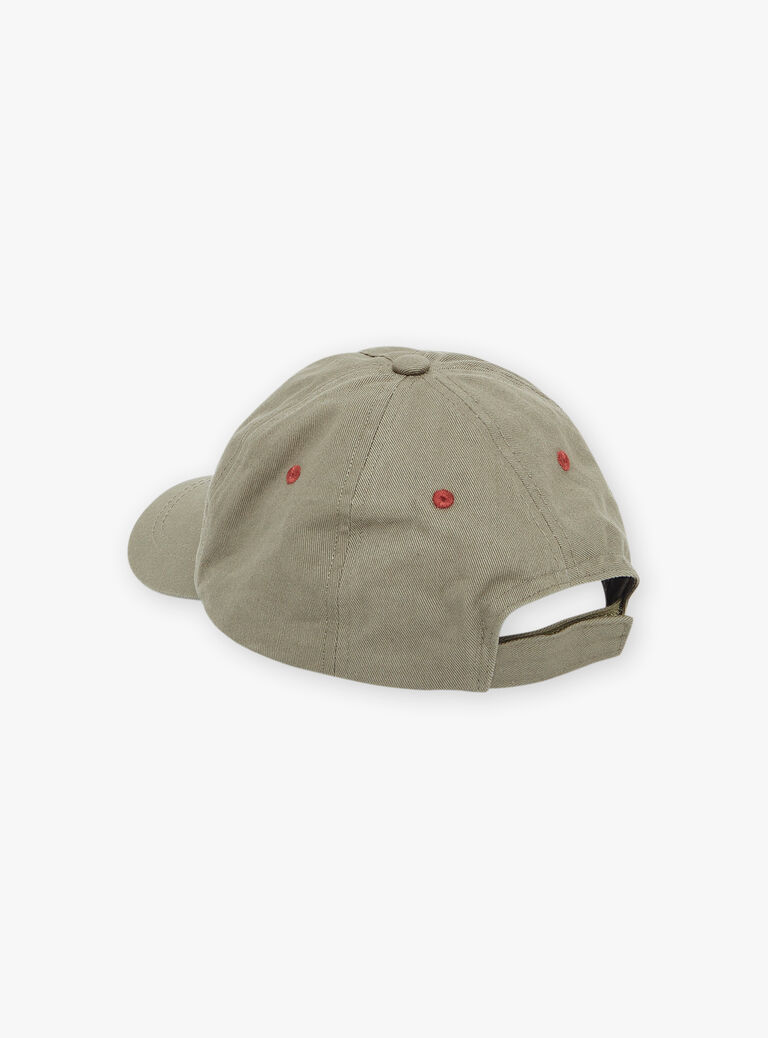 Casquette kaki en twill