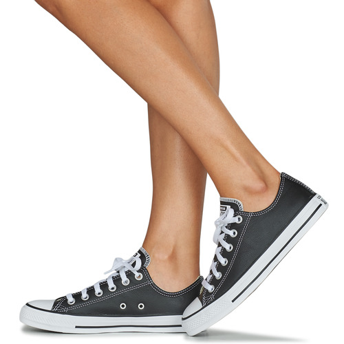 Converse - CHUCK TAYLOR ALL STAR LEATHER OX - Noir