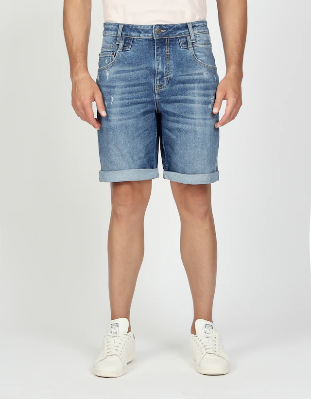 GANG Jeansshorts »94MARCO«, mit Doppelbunddetail, Relaxed Fit