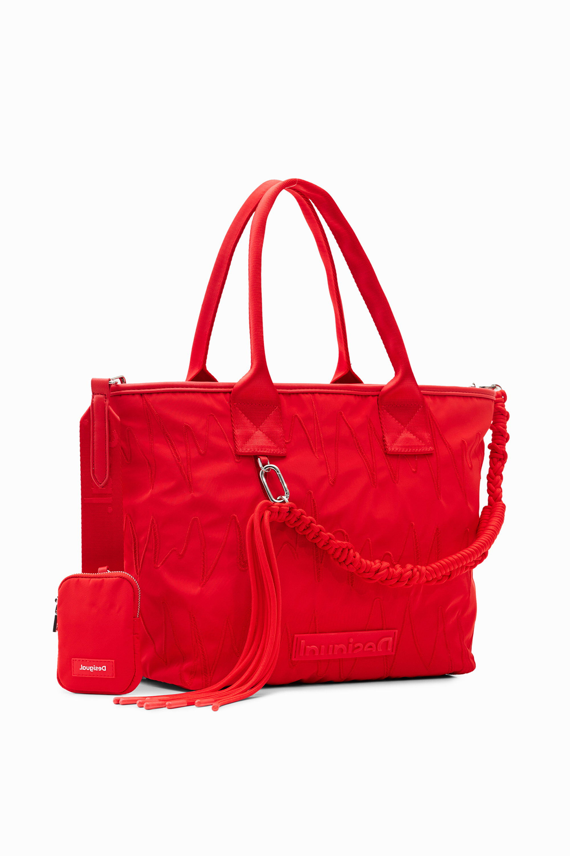 Grand sac shopper broderies