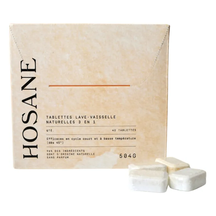 Hosane Recharge Tablettes Lave Vaisselle - 42 lavages