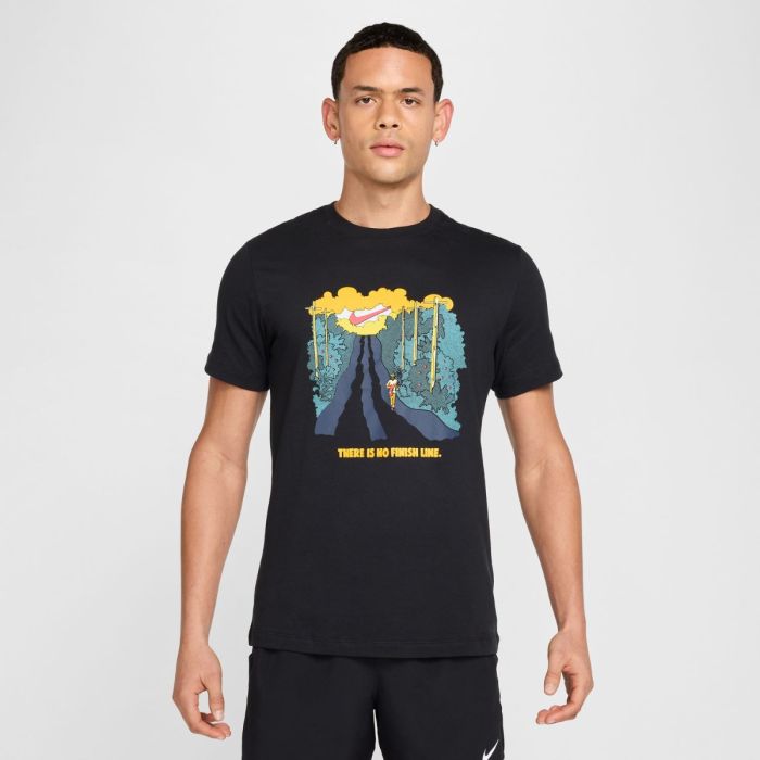 Nike Herre T-shirts Run IYKYK SS Tee Sort