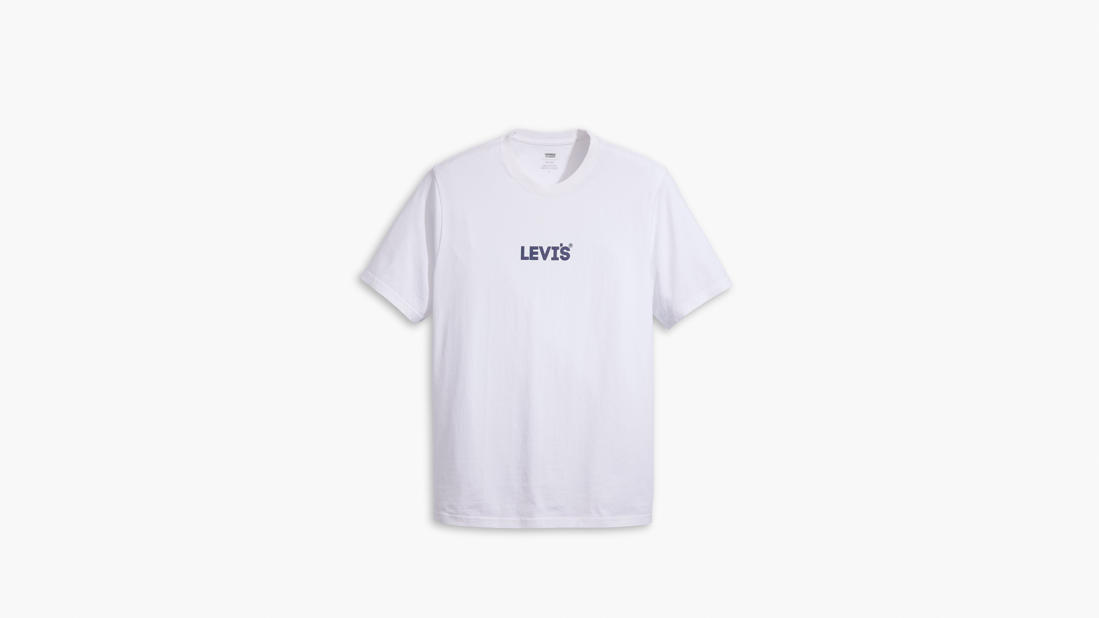 T-shirt graphique Relaxed - Coastal Fjord Headline White+ - Blanc