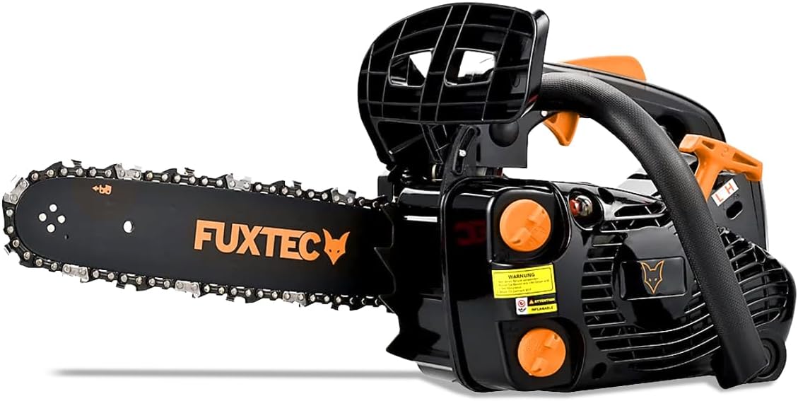 FUXTEC Benzin Baumpflegesäge FX-KS226 Kettensäge 25,4ccm – Schwertlänge 30cm – Motorsäge Top Handle/Einhandsäge