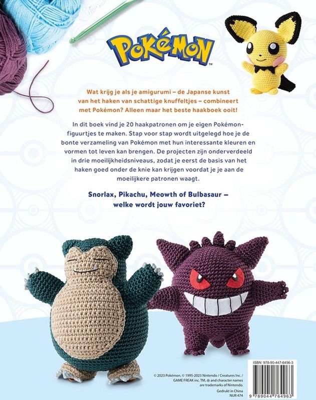 Deltas - Haken Pokemon - Boek - 20 Patronen - Amigurumi