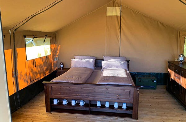 Camping im Tierpark Warden