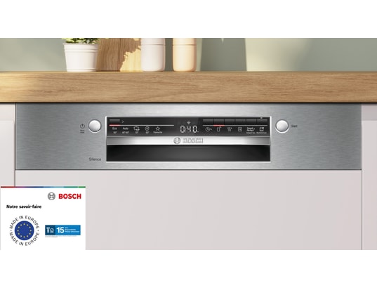 BOSCH - Lave vaisselle encastrable 60 cm SMI2HTS02E, Série 2, SpeedPerfect+
