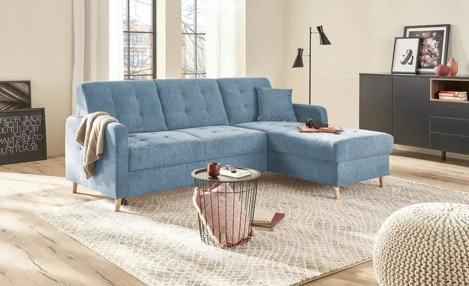 Ecksofa Venus Blau rechts