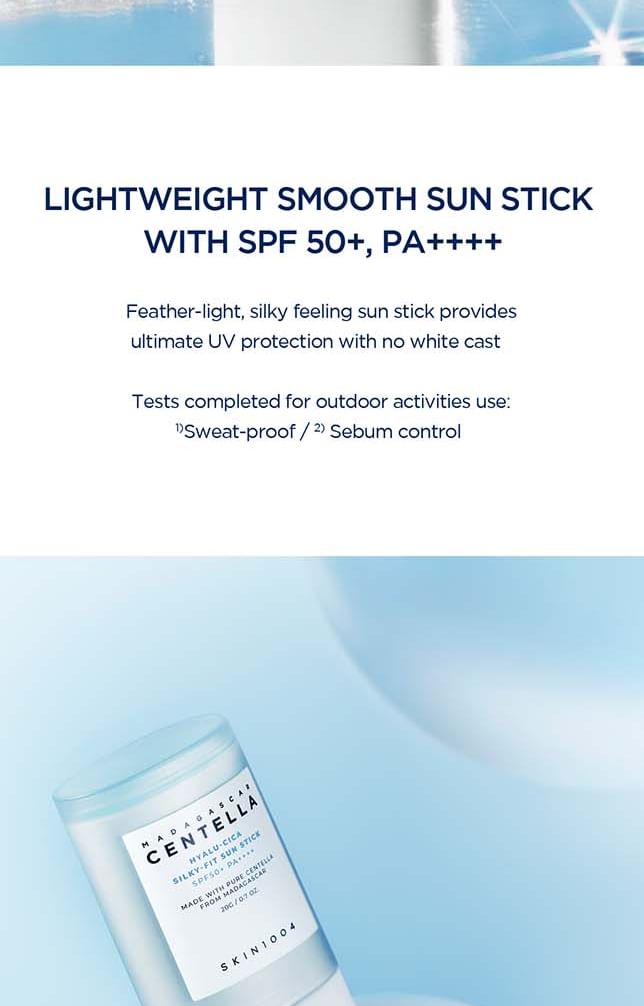 SKIN 1004 - Madagascar Centella Hyalu-Cica Silky-Fit Sun Stick Mini