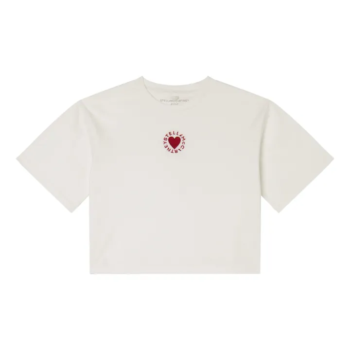 Stella McCartney Kids T-Shirt Cœur | Ecru