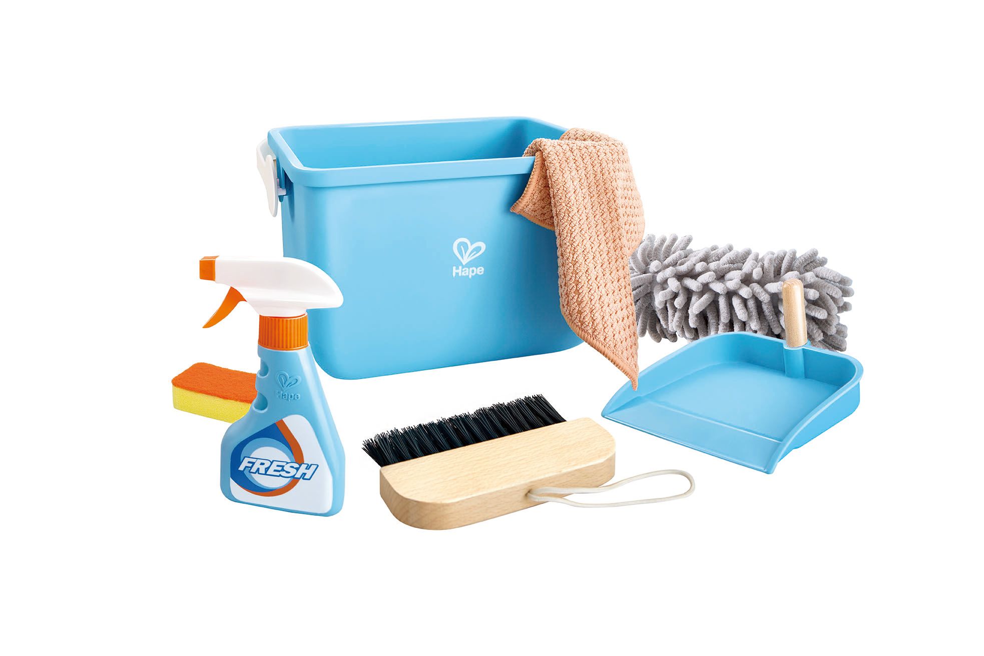 Hape Spielzeug-Putzset mit Eimer