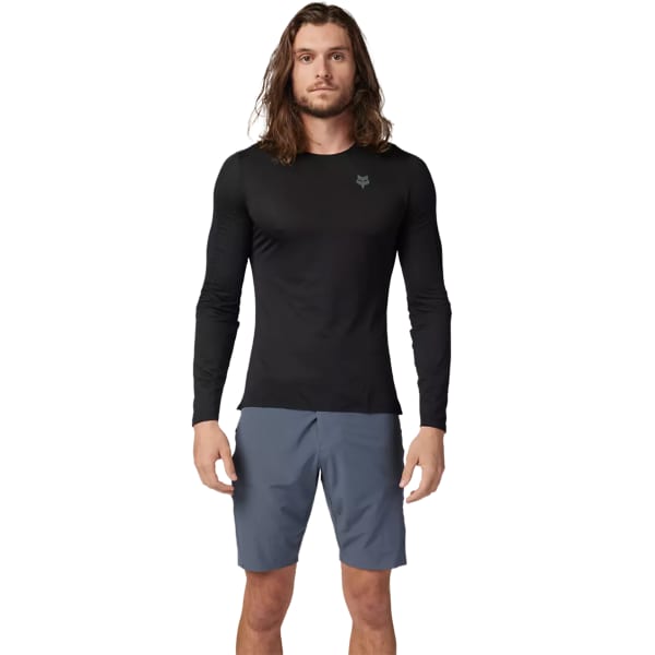 Maillot vélo FOX FLEXAIR ASCENT LS JERSEY BLACK