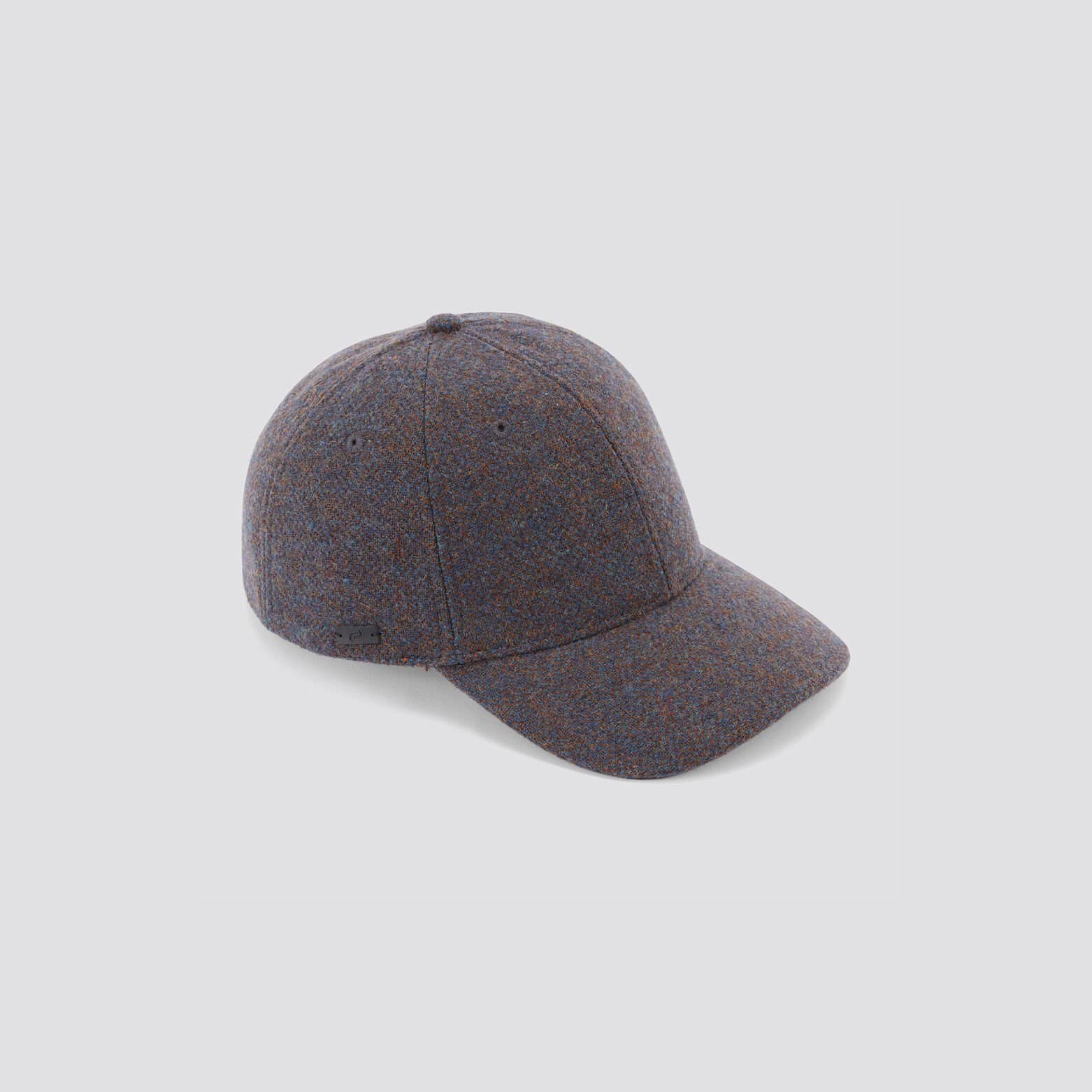 Casquette en flanelle Bleu moyen