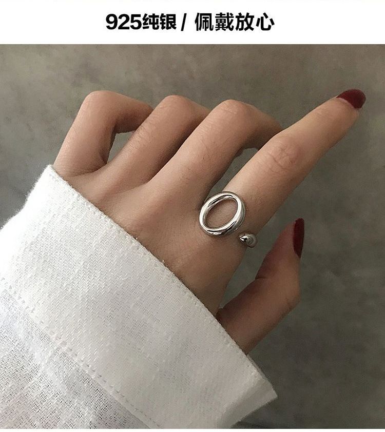 Fireflicka - 925 Sterling Zilveren Open Ring