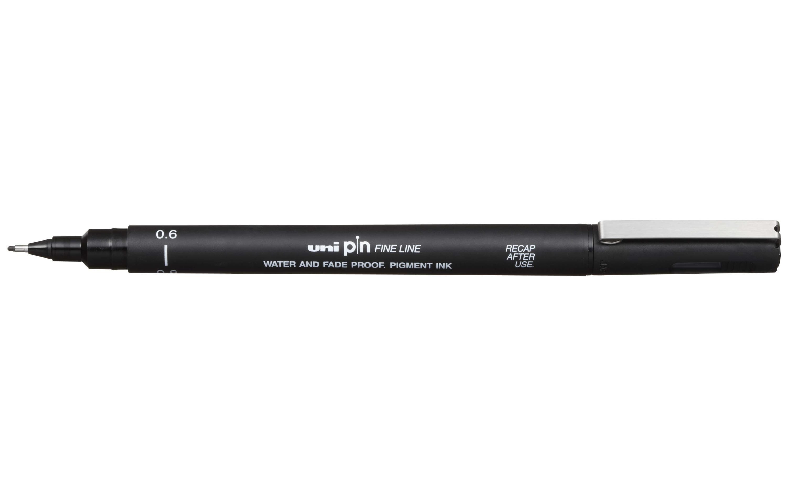 Fineliner PIN 0.6 mm, SchwarzFeinschreiber für präzises Schreiben und Zeichnen