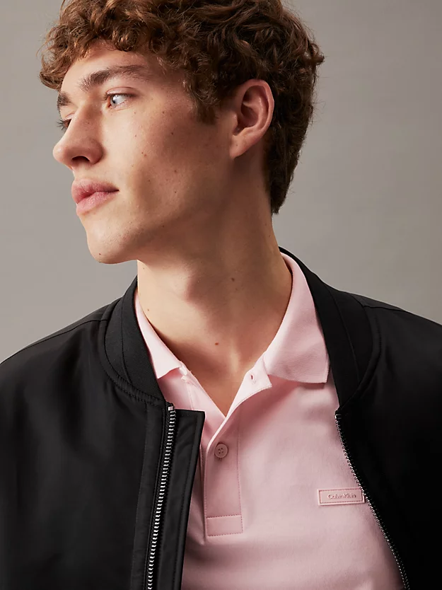 Camisa polo de corte justo