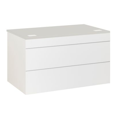 Plan d'accueil bas SUNDAY - L120 x H74 x P72 - Gris
