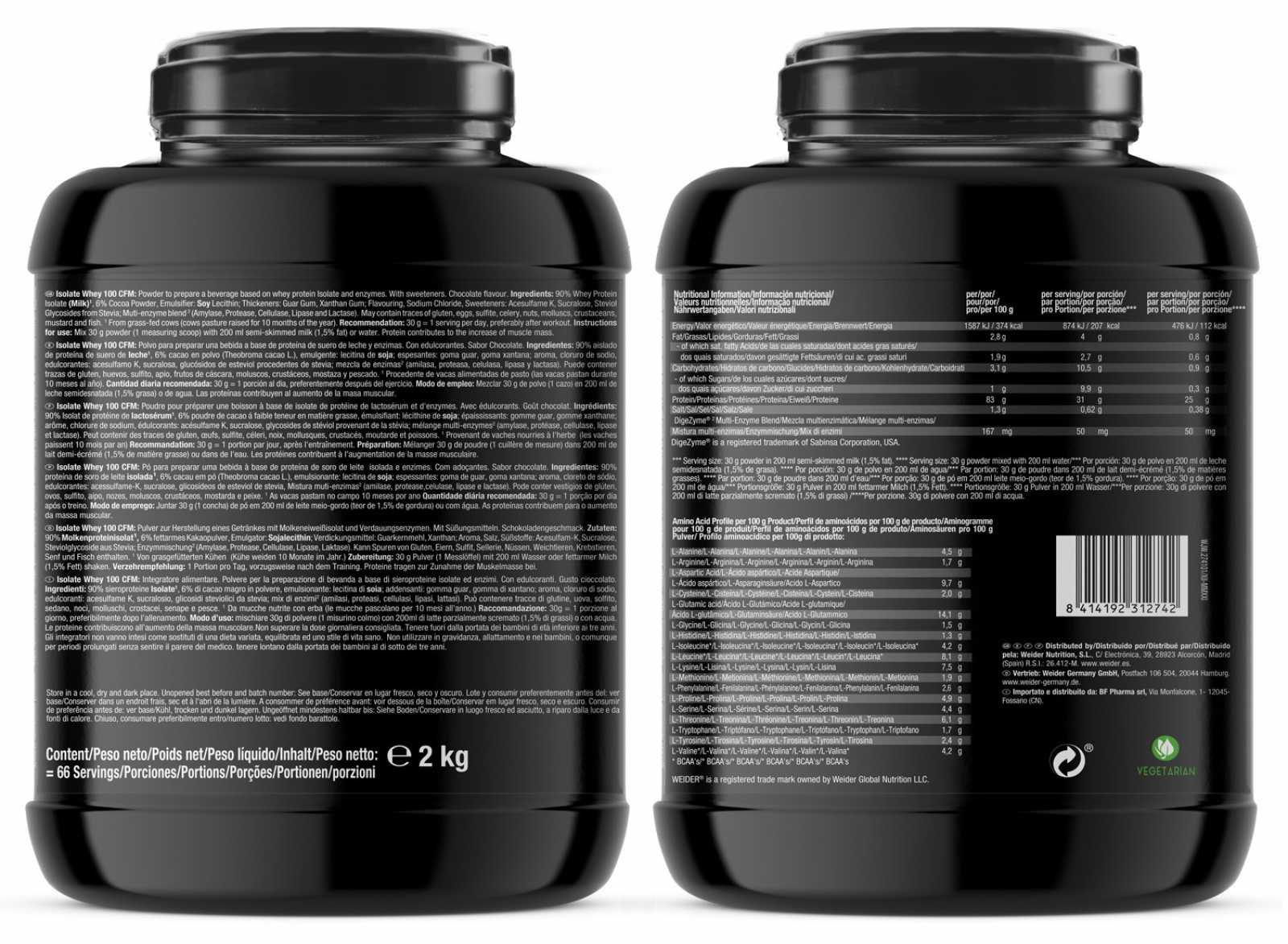 Weider Victory Endurance Neo Aislado Whey 100 CFM 900 g - Oportunidade