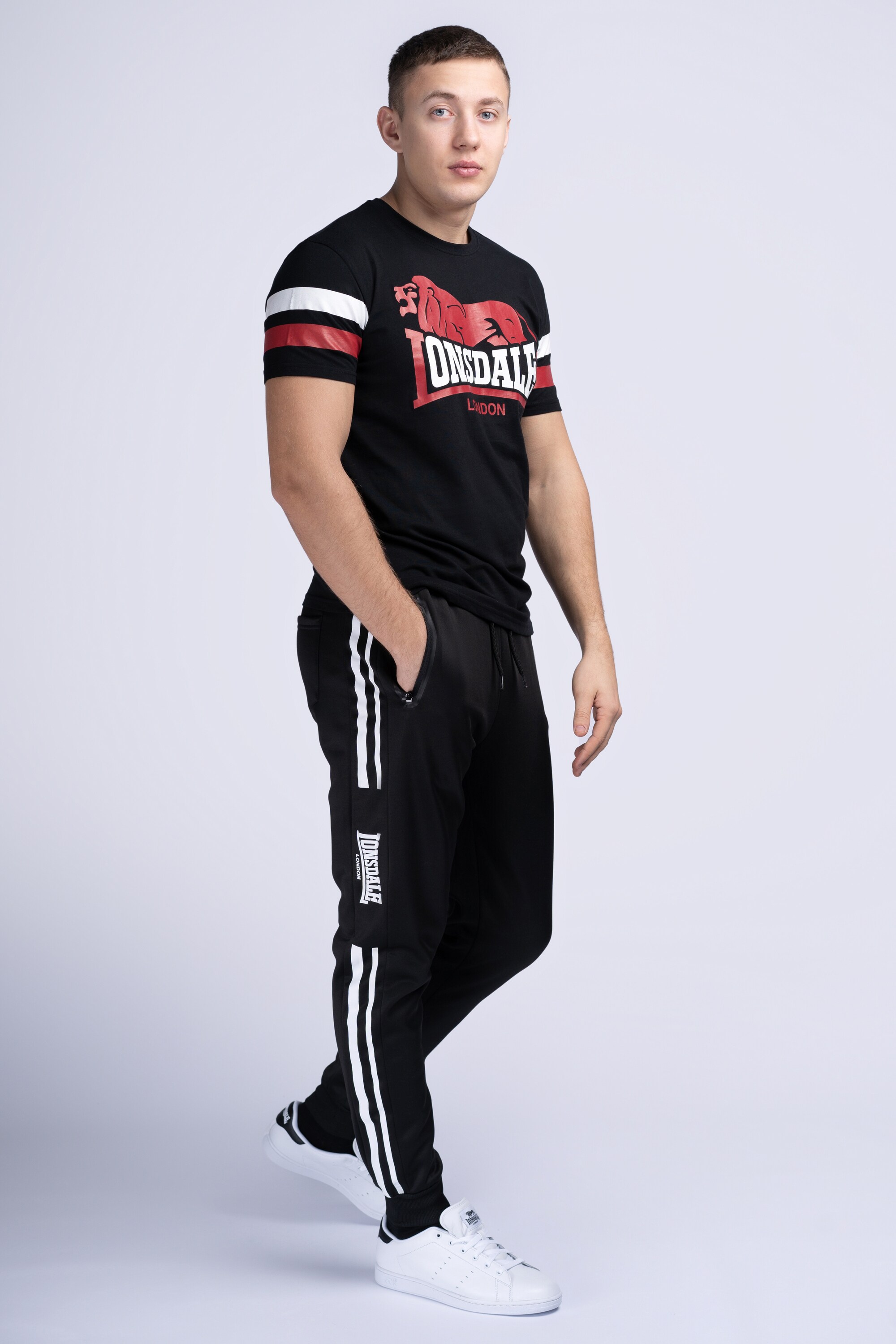Lonsdale Herren Jogginghose schmale Passform DUNGENESS
