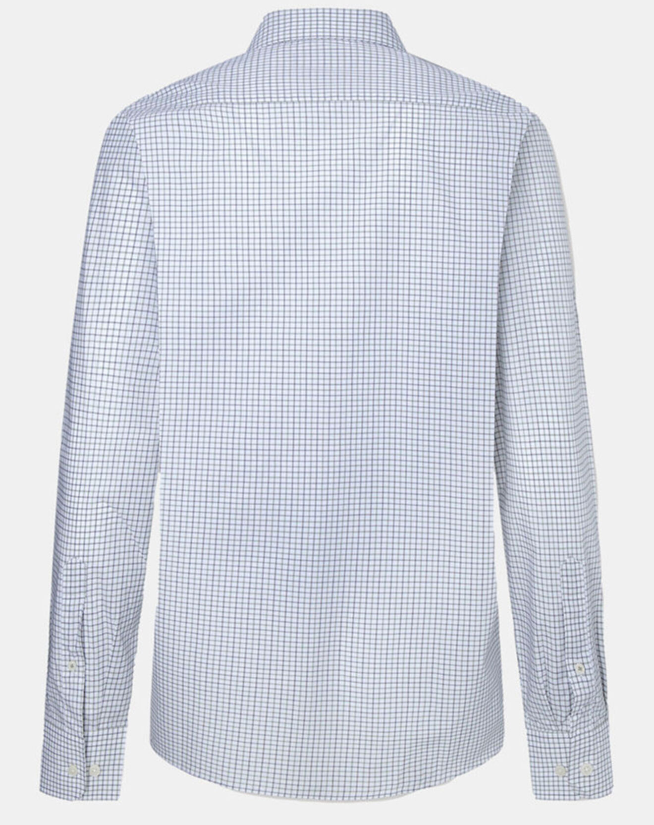 Hackett London Chemise Regular Fit vichy tricolore blanc/kaki