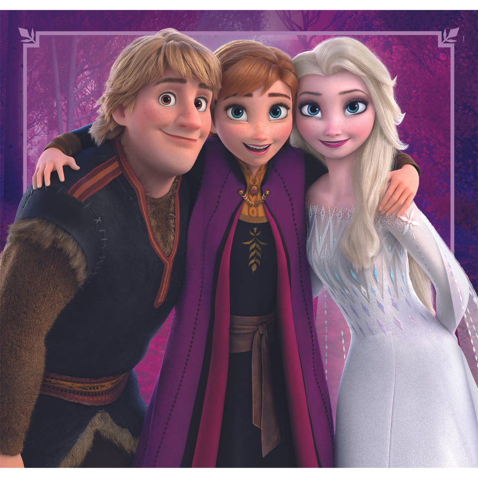 Clementoni Disney Frozen puzzelset portretten - 3 x 48 stukjes