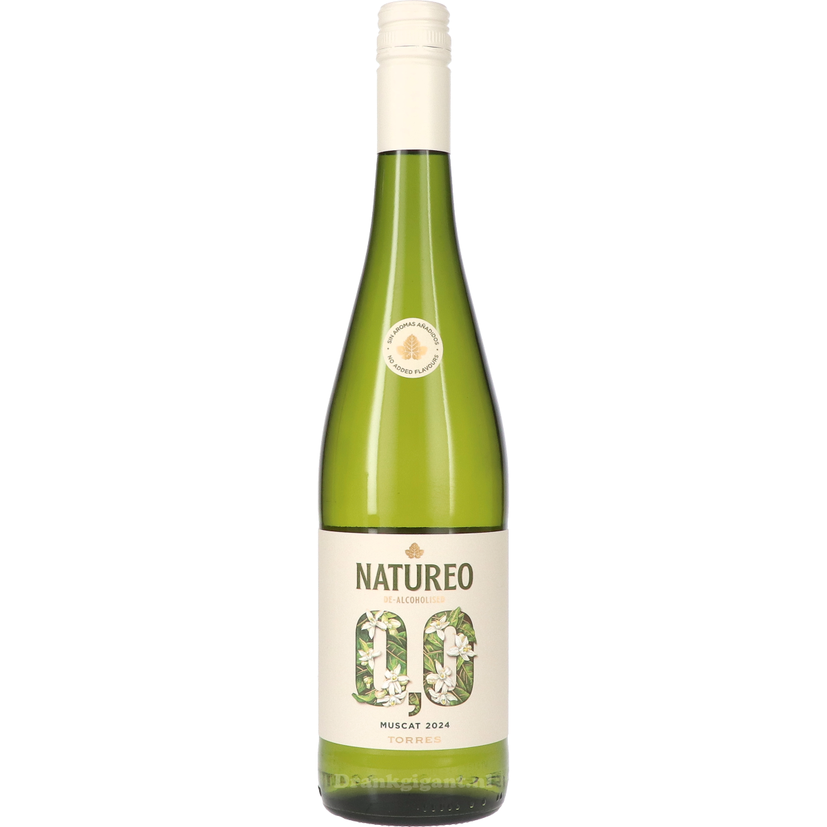 Torres Natureo Blanco Muscat Alcoholvrij 75 cl