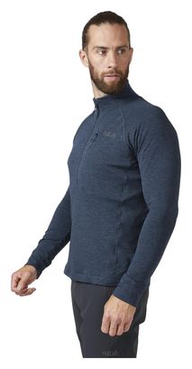 Polaire Demi-Zip Rab Nexus Bleu