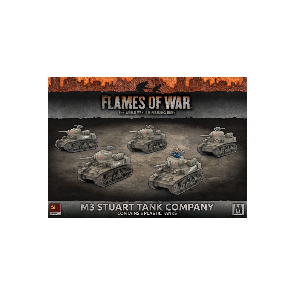 Flames of War - M3 Stuart Tank Company