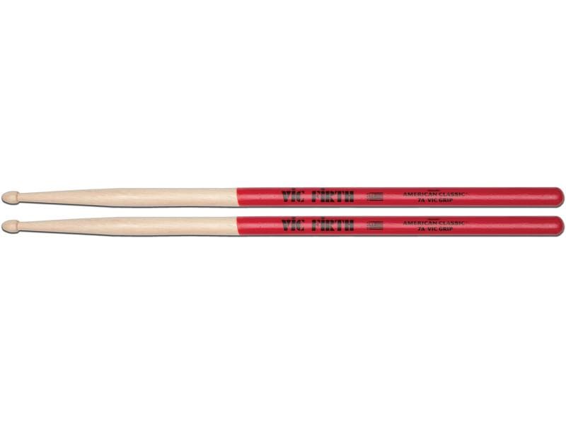 Vic Firth Drumsticks 7AVG – 1 Paar American Classic 7A mit Vic Grip-Beschichtung