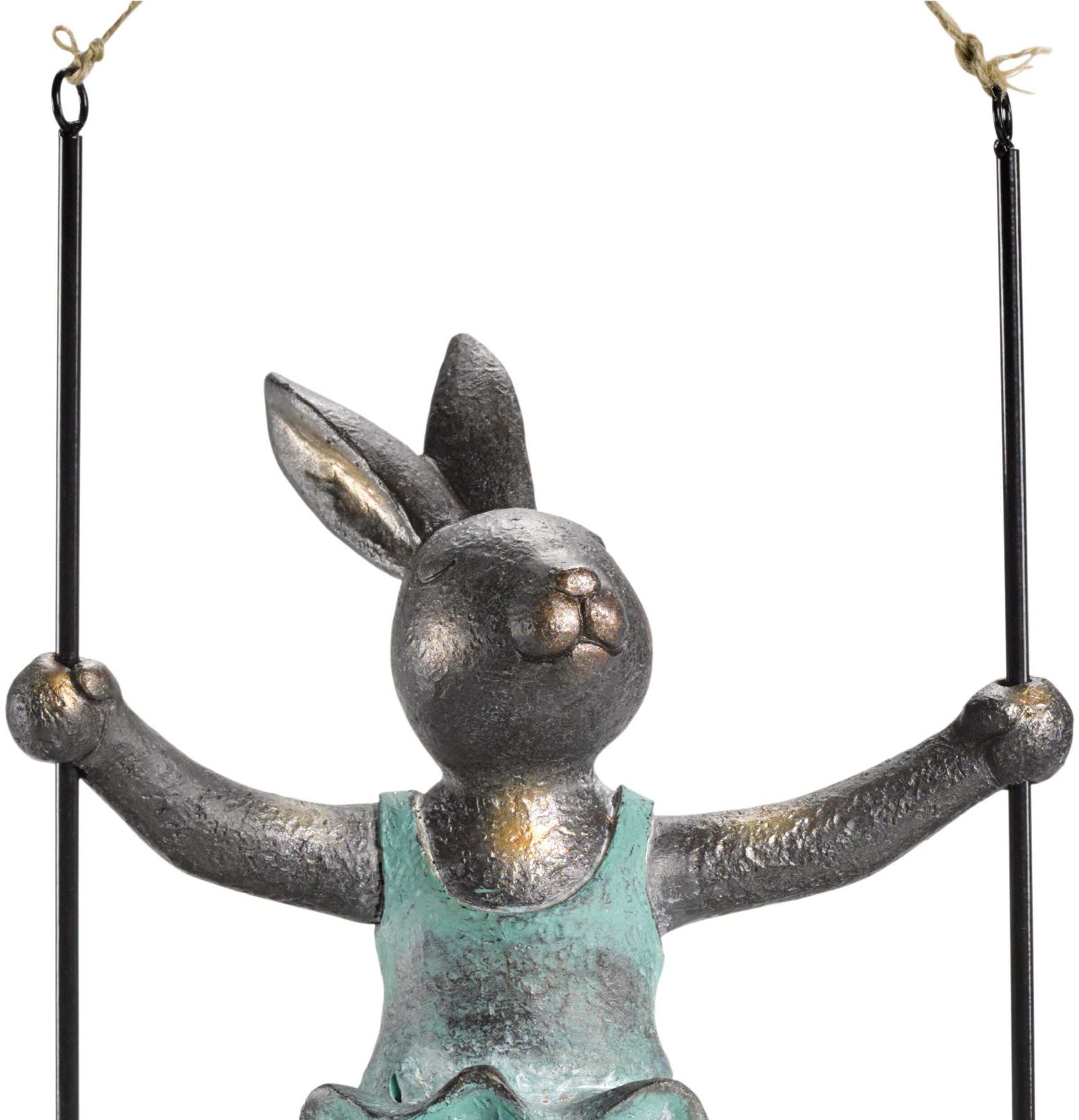 heine home Deko-Figur in antiksilberfarben-mint