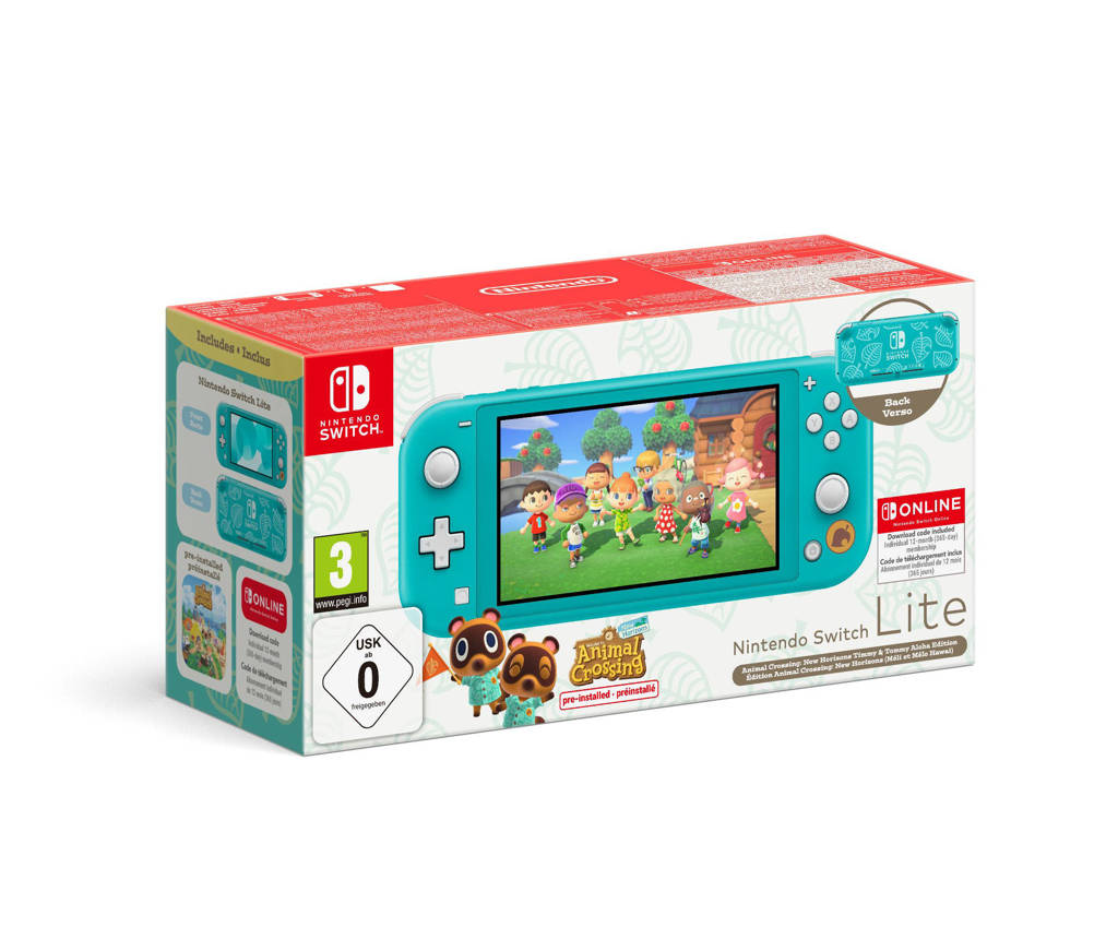 Lite-bundel voor Animal Crossing: New Horizons turquoise+ 12 maanden NSO